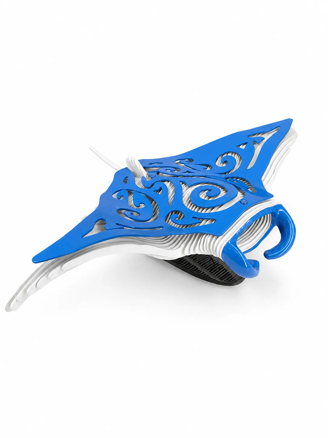 Mirror-polished, laser-etched base